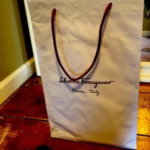 Ferragamo paper shopping bag